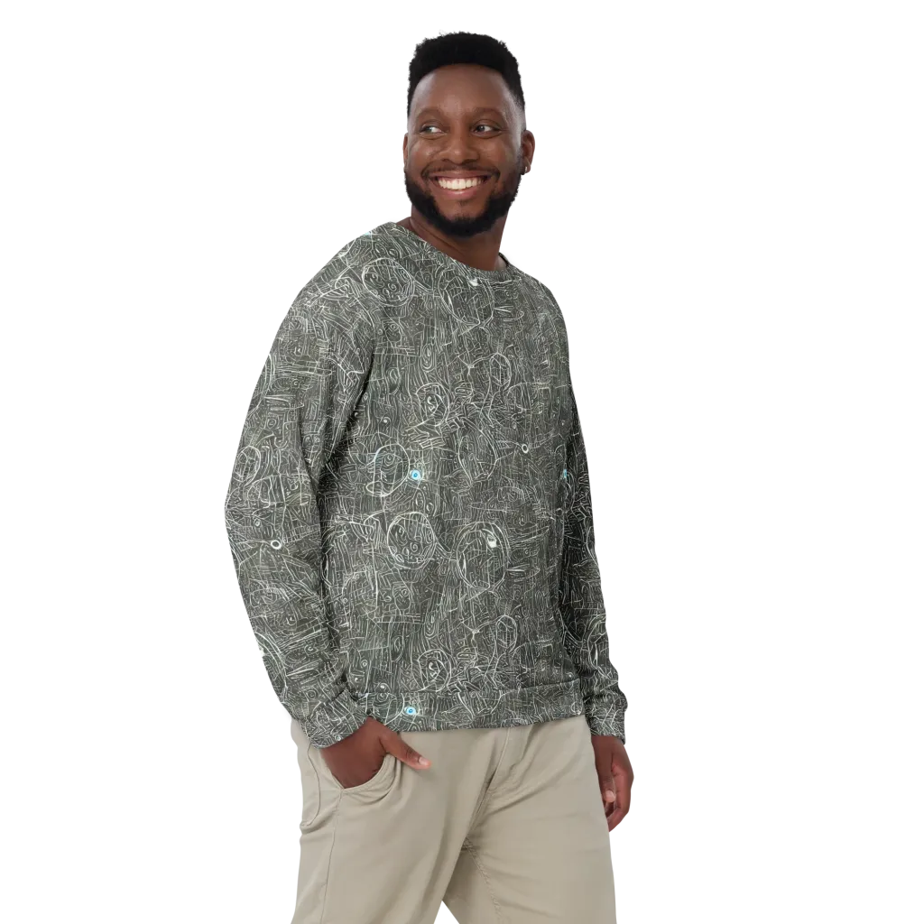 Obsidian Menagerie on Sweatshirt — Front