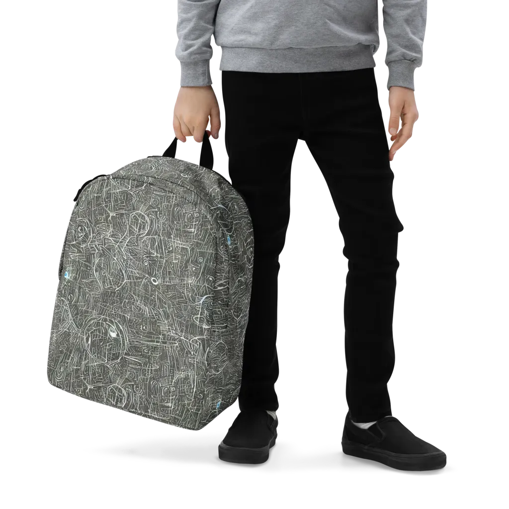 Obsidian Menagerie on Minimalist Backpack — Zoomed-in