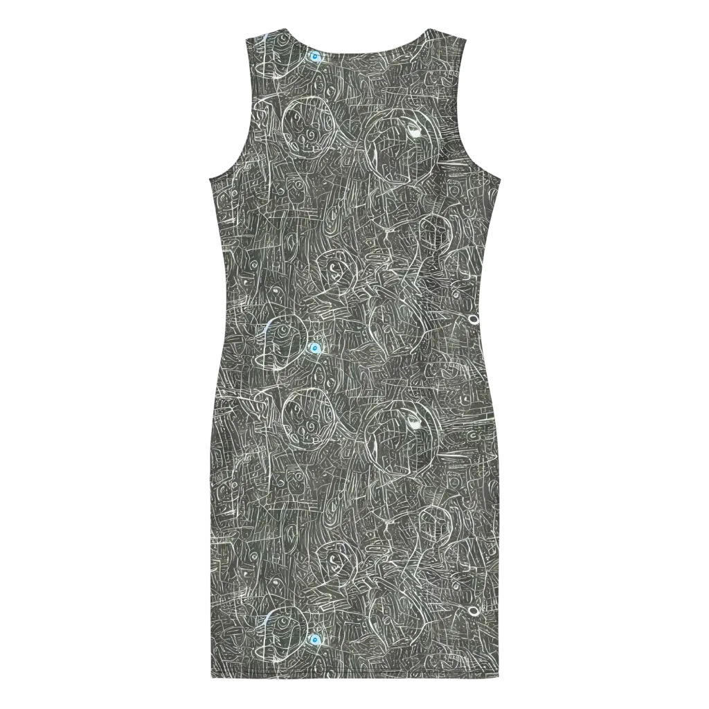 Obsidian Menagerie on Bodycon Dress — Back
