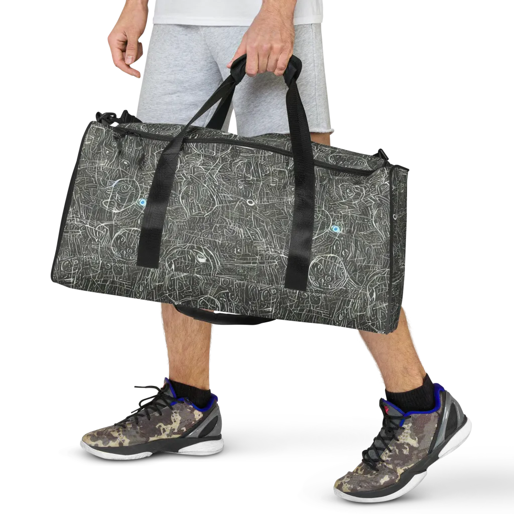 Obsidian Menagerie on Duffle Bag — Front