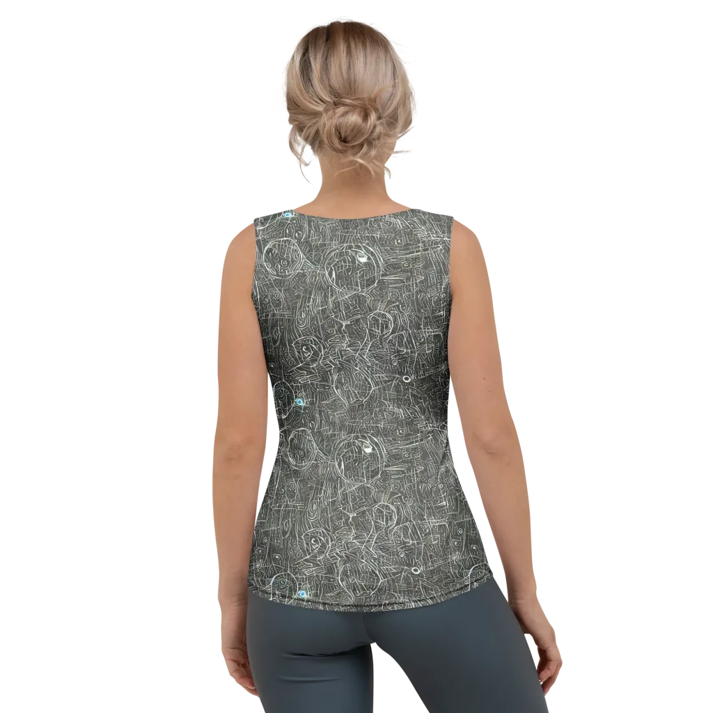 Obsidian Menagerie on Women's Tank Top — Back