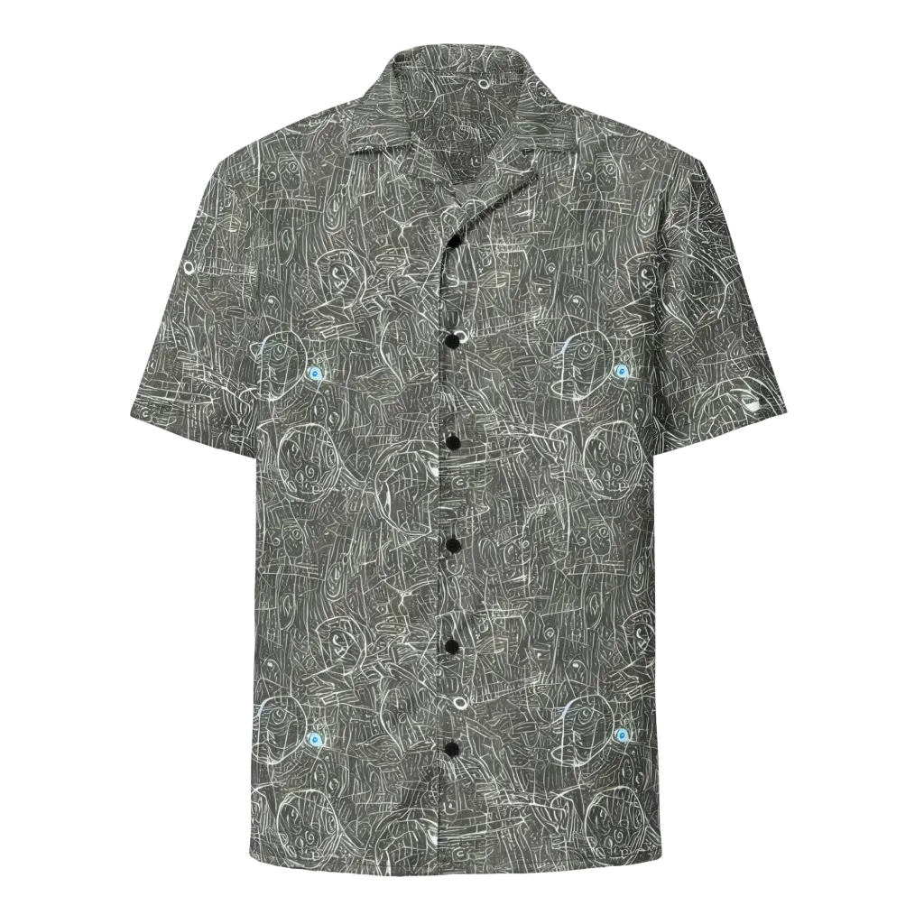 Obsidian Menagerie on Button Shirt — Front