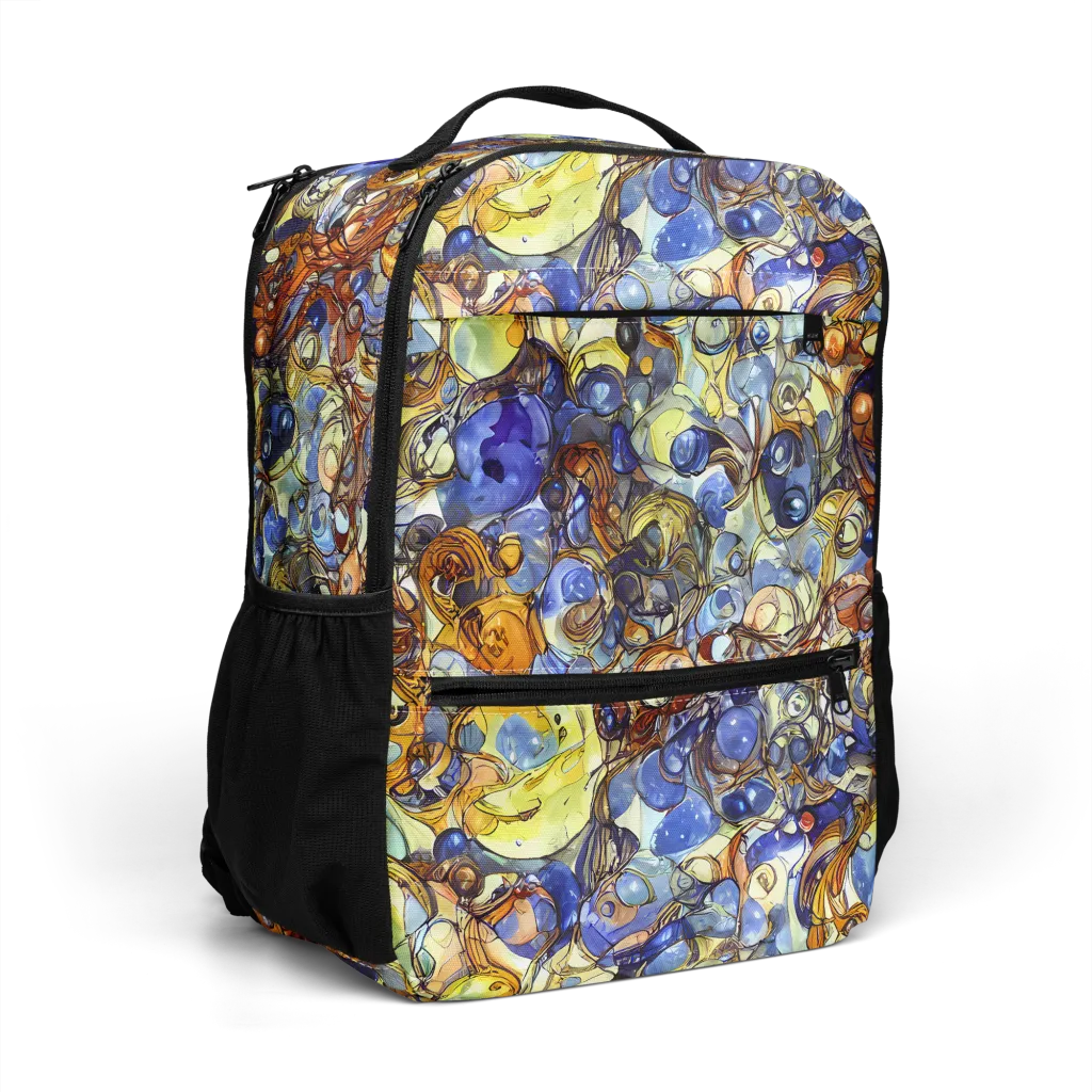 Electric Aquarium on Utility Backpack — Right Front