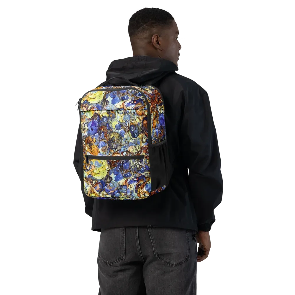 Electric Aquarium on Utility Backpack — Back