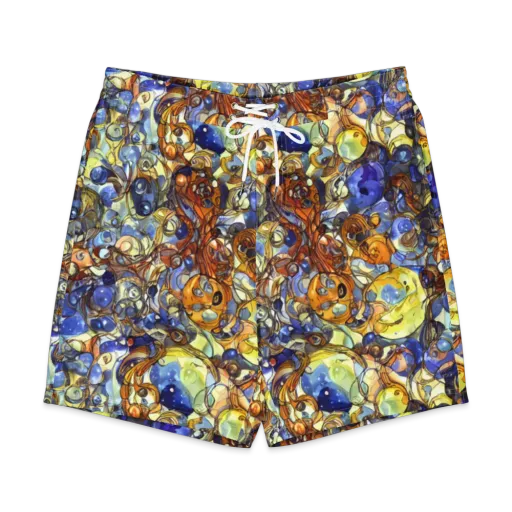Electric Aquarium on a Men's Board Shorts