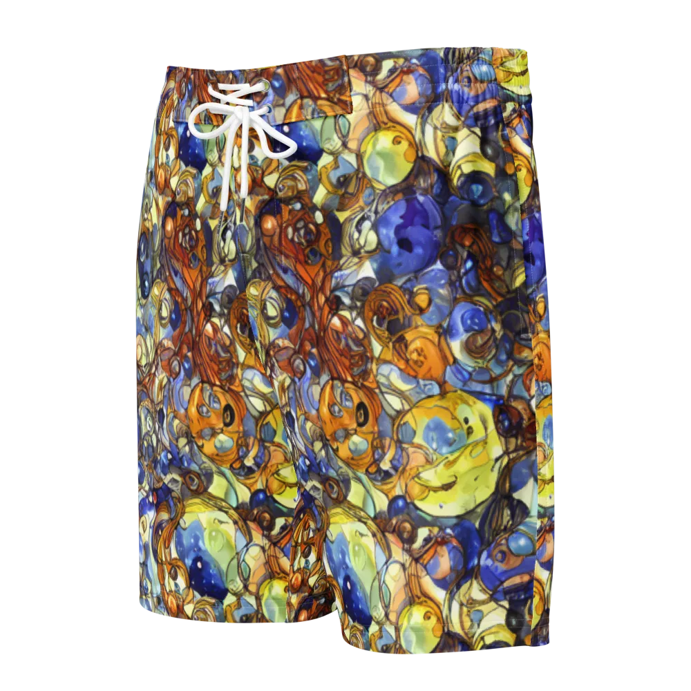 Electric Aquarium on Men's Board Shorts — Front