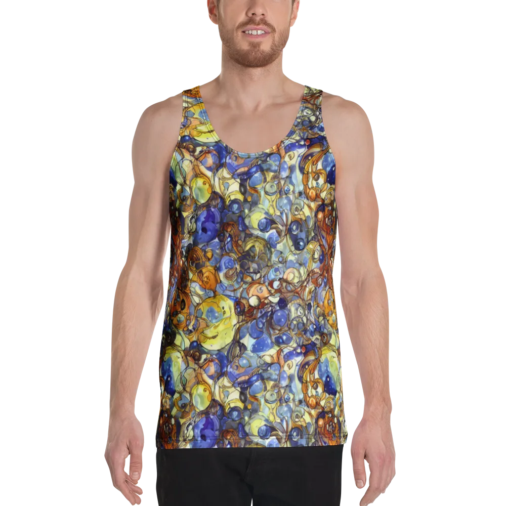 Electric Aquarium on Men's Tank Top — Front
