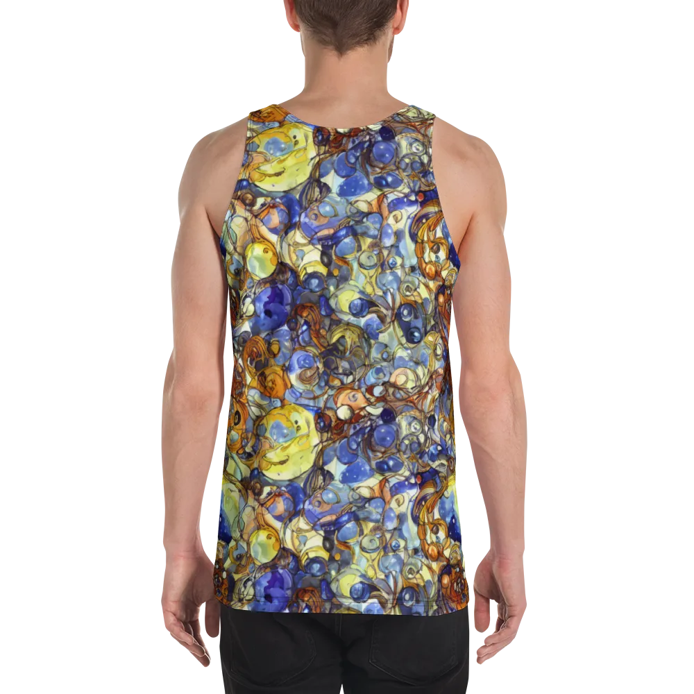 Electric Aquarium on Men's Tank Top — Back
