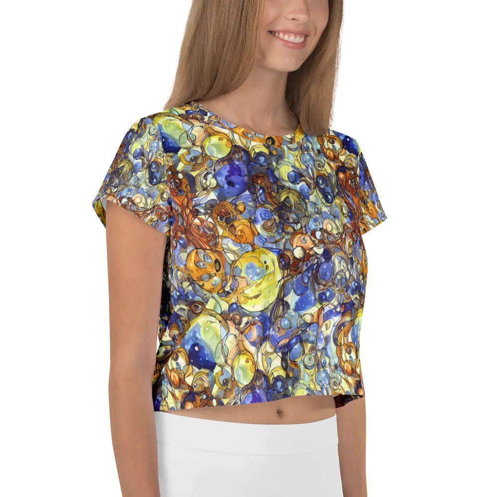 Electric Aquarium on Crop Tee — Right