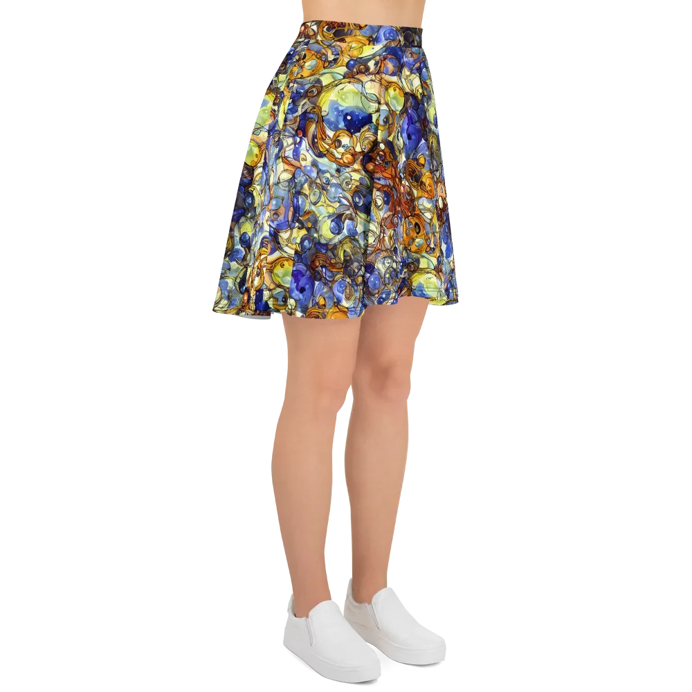 Electric Aquarium on Skater Skirt — Right