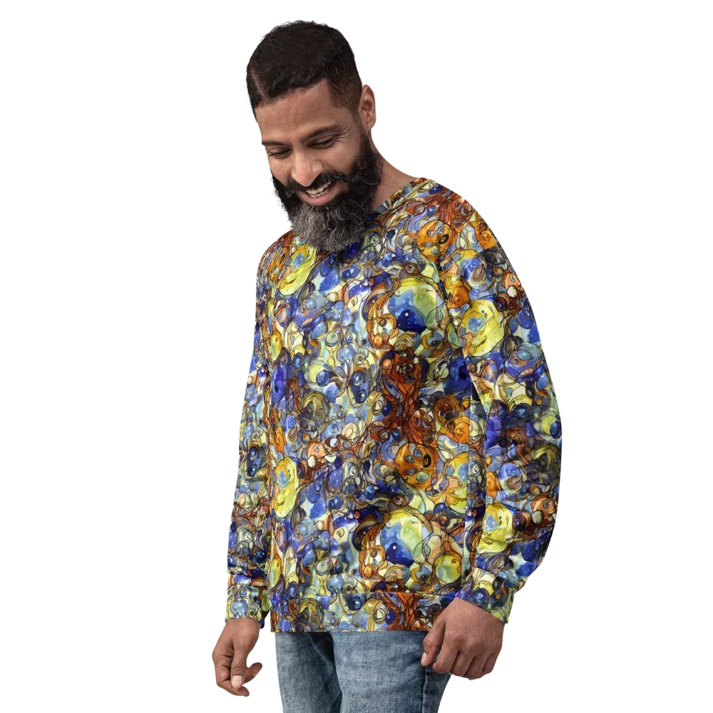 Electric Aquarium on Sweatshirt — Left Front