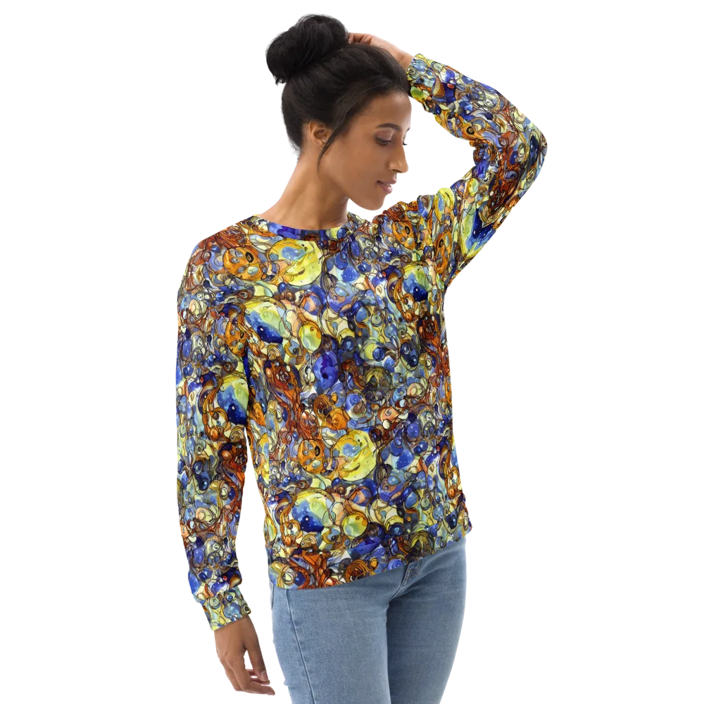 Electric Aquarium on Sweatshirt — Right Front