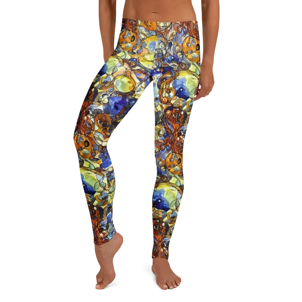 Electric Aquarium on Leggings — Front