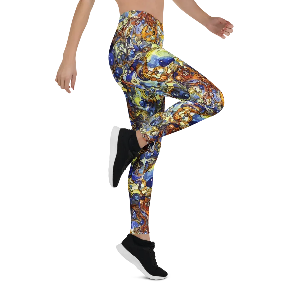 Electric Aquarium on Leggings — Right