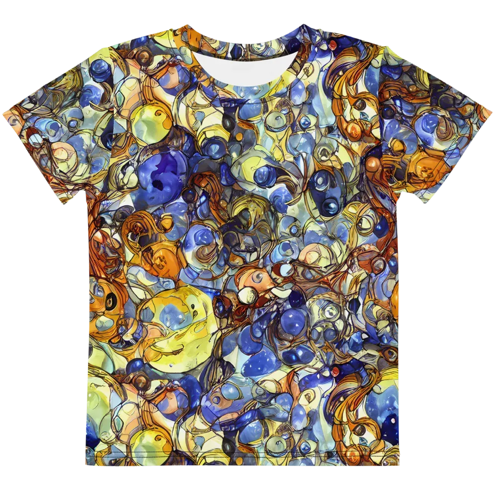 Electric Aquarium on Kids Crew Neck T-Shirt — Front
