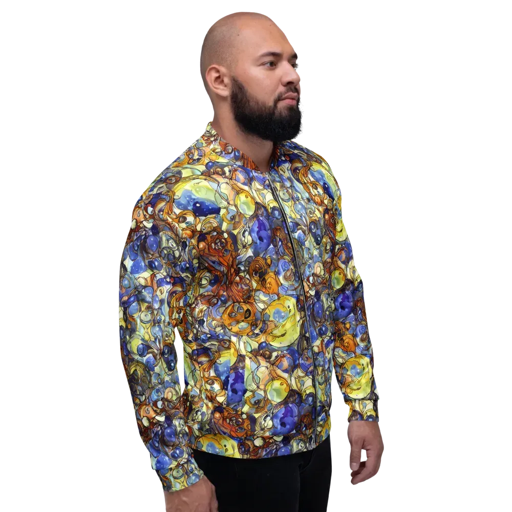 Electric Aquarium on Bomber Jacket — Right