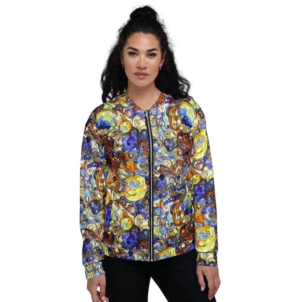 Electric Aquarium on Bomber Jacket — Front