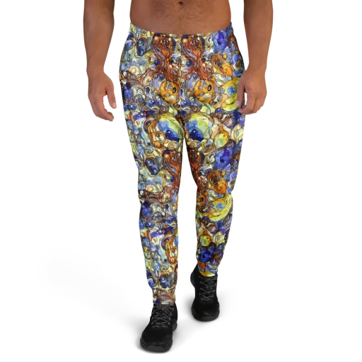 Electric Aquarium on a Men's Joggers