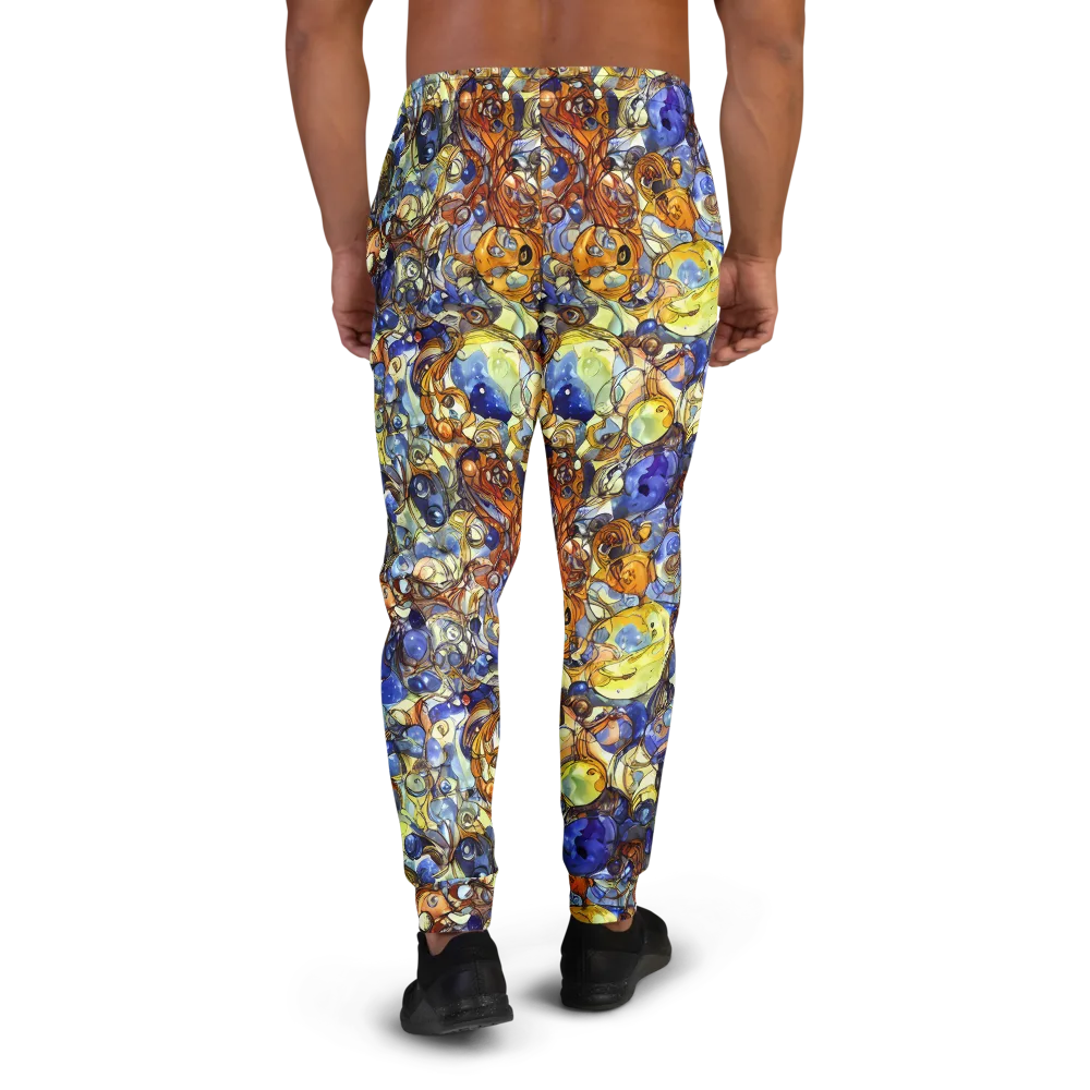 Electric Aquarium on Men's Joggers — Back