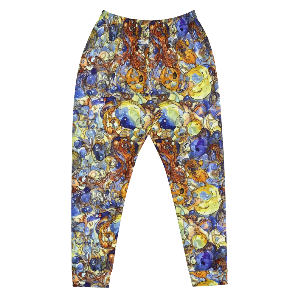 Electric Aquarium on Men's Joggers — Front