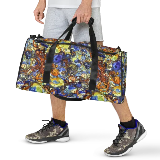 Electric Aquarium on a Duffle Bag