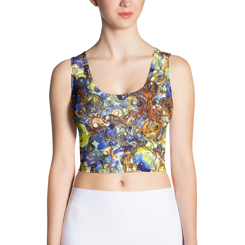 Electric Aquarium on Crop Top — Front