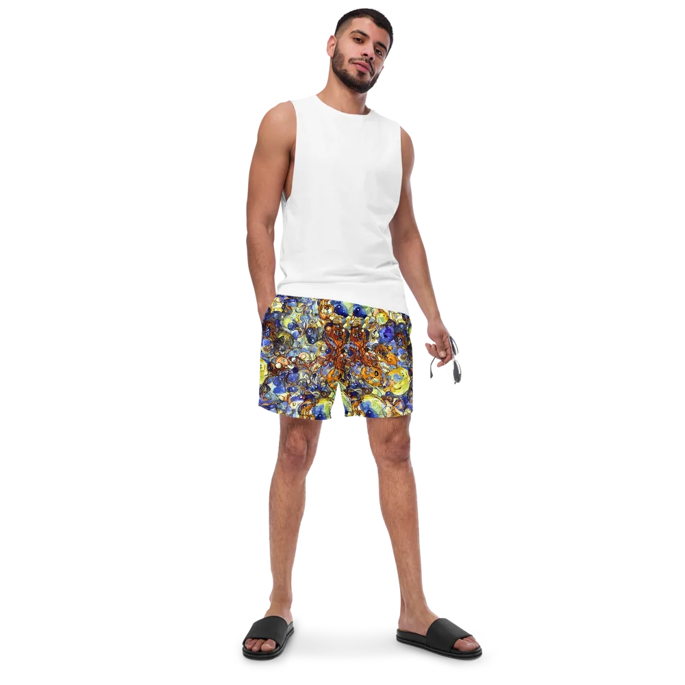 Electric Aquarium on Swim Trunks — Front
