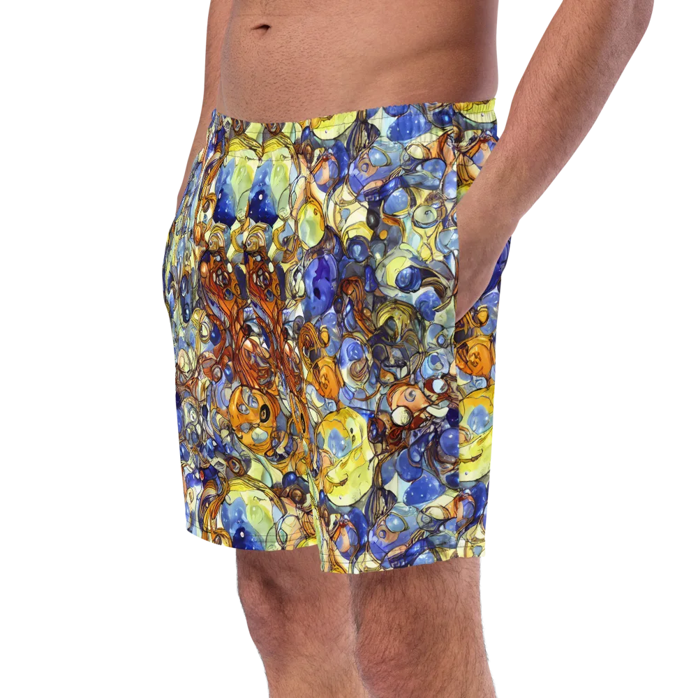 Electric Aquarium on Swim Trunks — Left Front