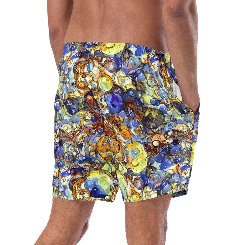 Electric Aquarium on Swim Trunks — Right Back