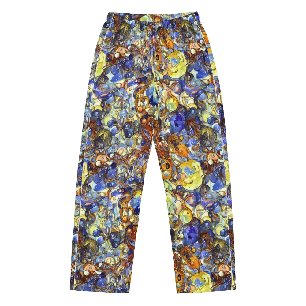Electric Aquarium on Women's Pajama Pants — Front