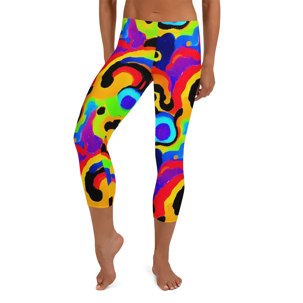 Acid Atelier on Capri Leggings — Front
