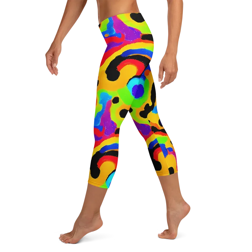 Acid Atelier on Capri Leggings — Left