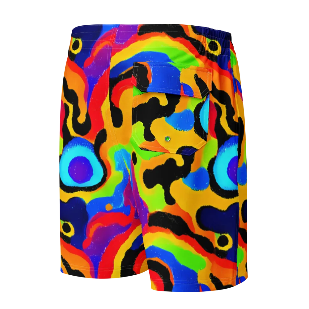 Acid Atelier on Men's Board Shorts — Back