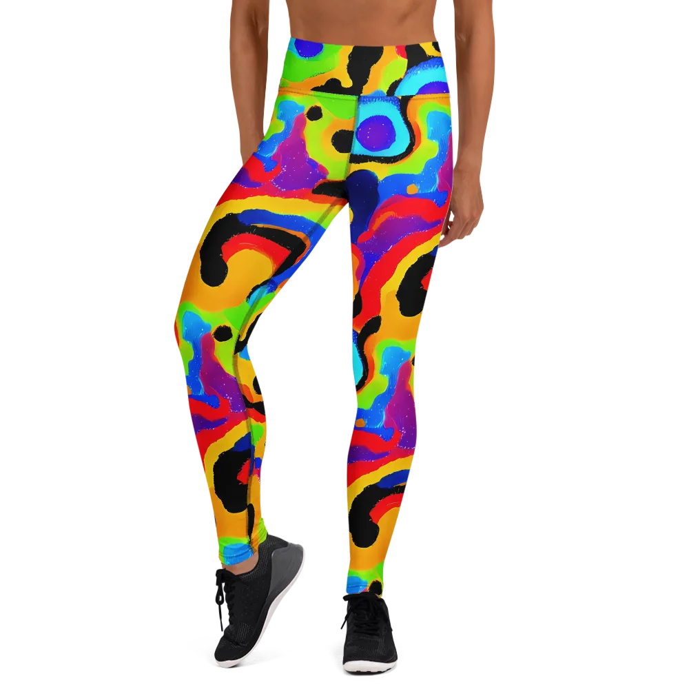 Acid Atelier on Yoga Leggings — Front