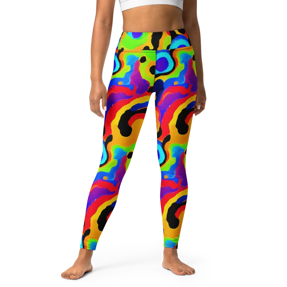 Acid Atelier on Yoga Leggings — Front