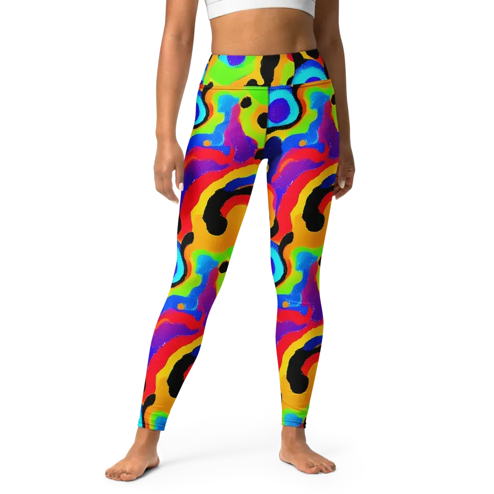 Acid Atelier on Yoga Leggings — Front