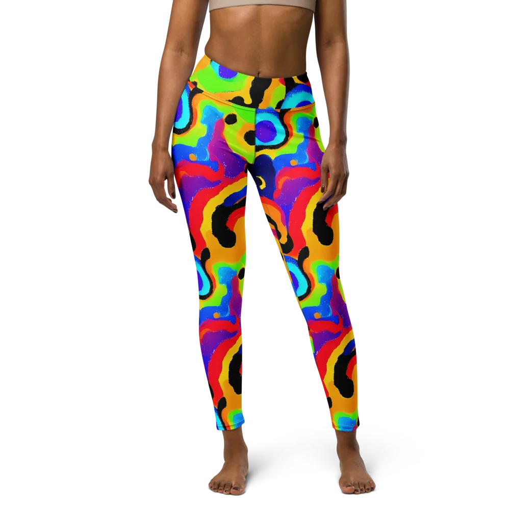 Acid Atelier on Yoga Leggings — Front