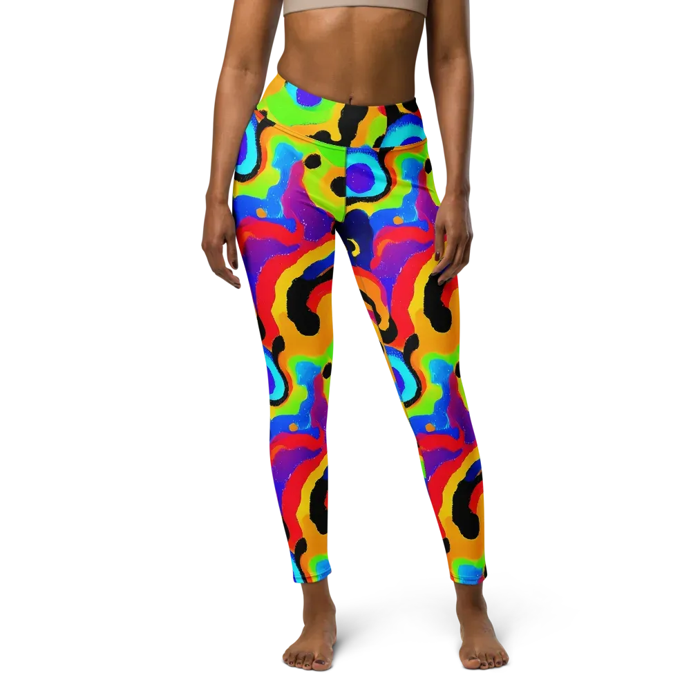 Acid Atelier on Yoga Leggings — Front