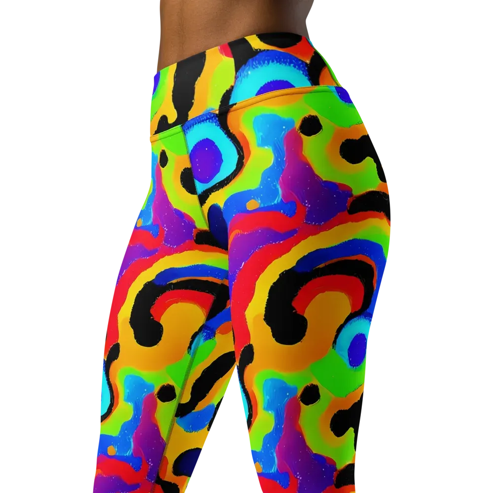 Acid Atelier on Yoga Leggings — Left Front