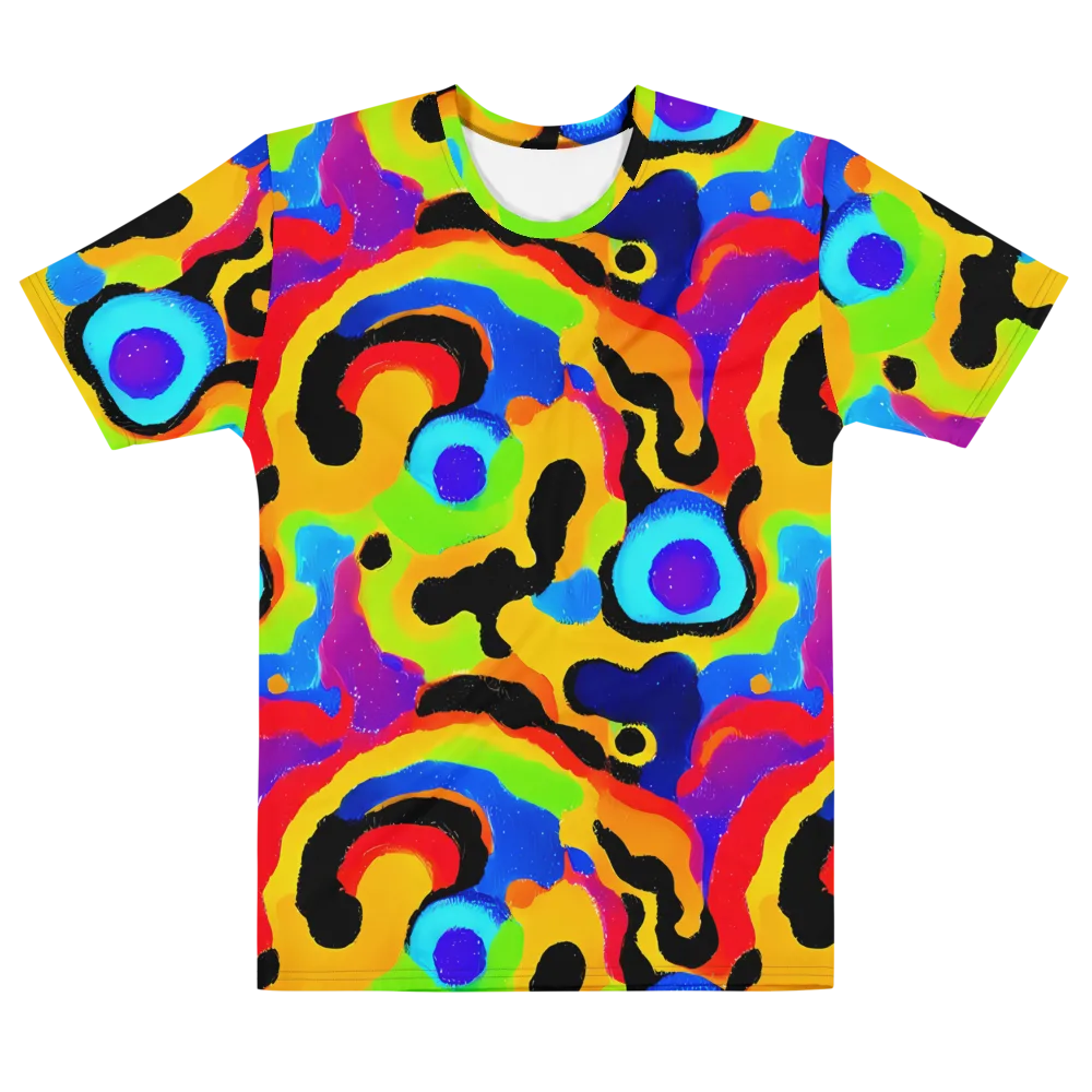 Acid Atelier on Men's Cotton Crew Neck T-Shirt — Front