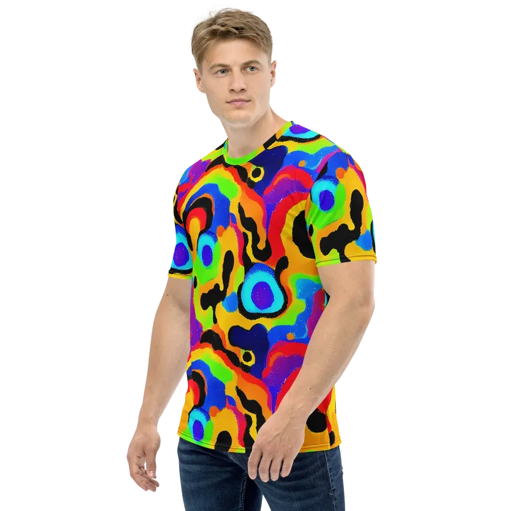 Acid Atelier on Men's Crew Neck T-Shirt — Left