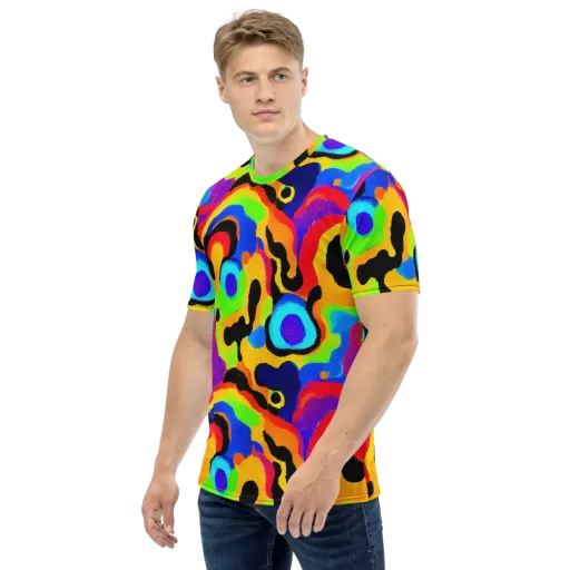 Acid Atelier on a Men's Crew Neck T-Shirt