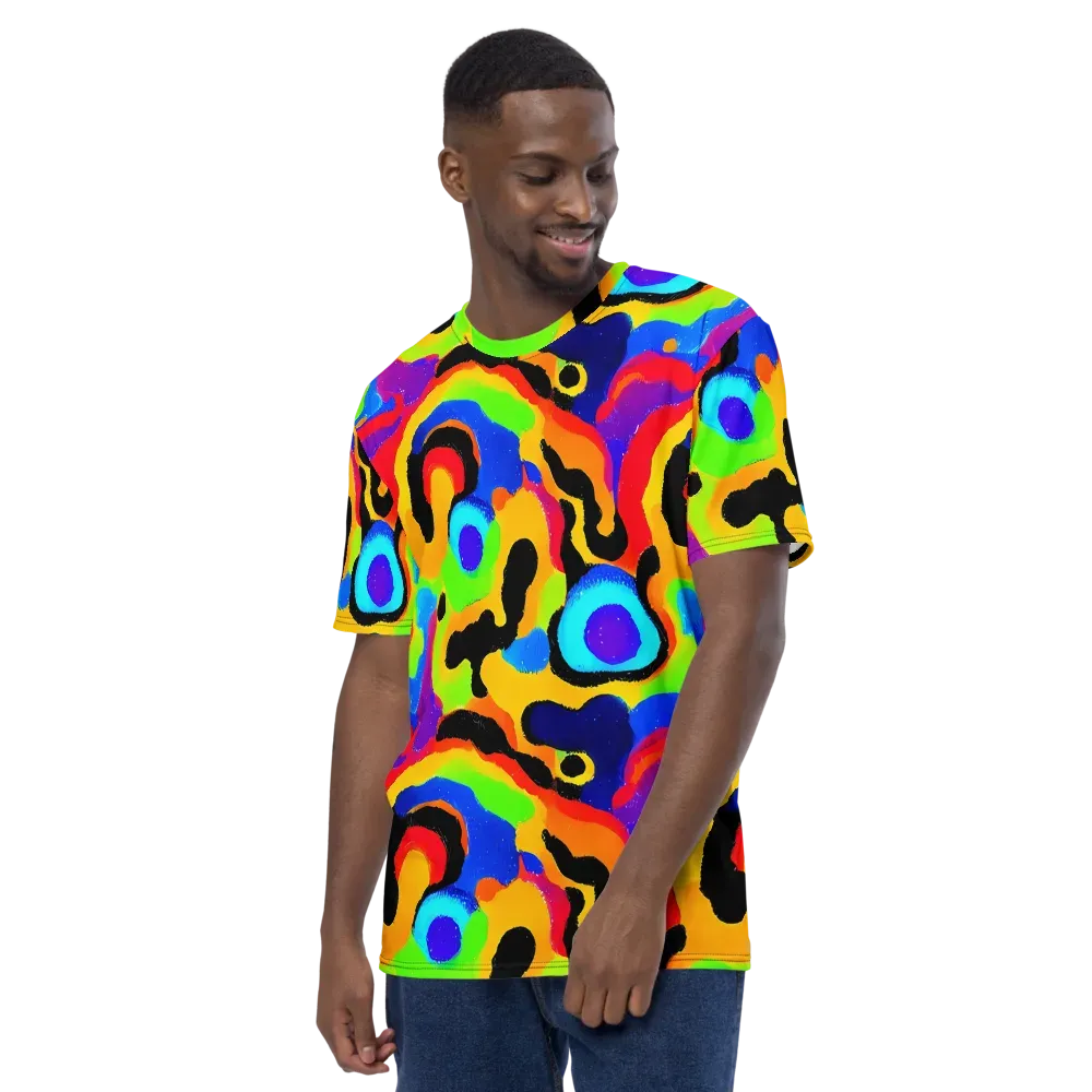 Acid Atelier on Men's Crew Neck T-Shirt — Left