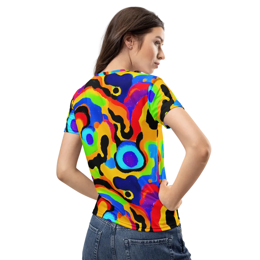 Acid Atelier on Women's Crew Neck T-Shirt — Back