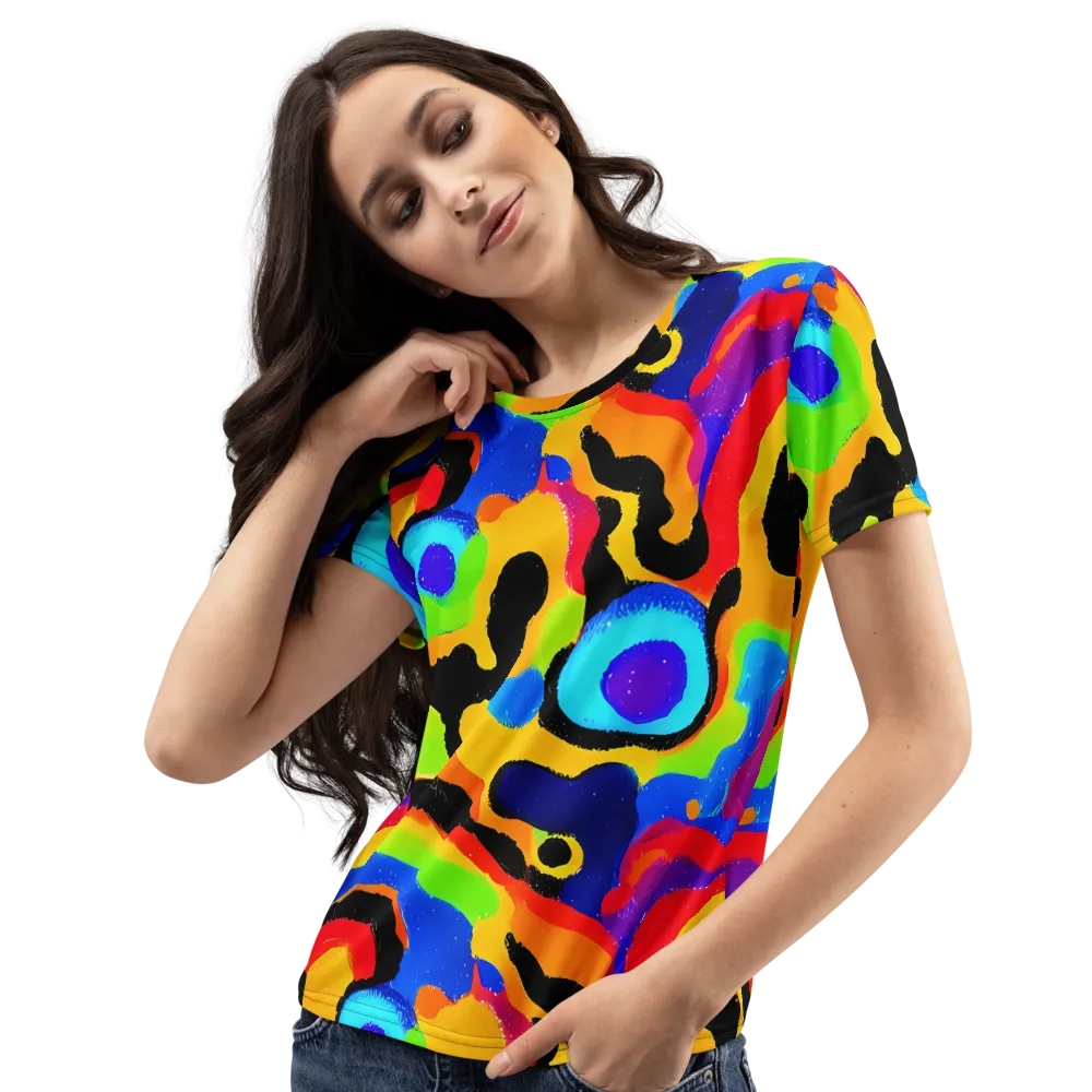 Acid Atelier on Women's Crew Neck T-Shirt — Left Front