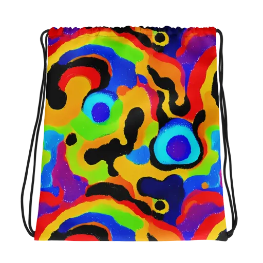 Acid Atelier on a Drawstring Bag