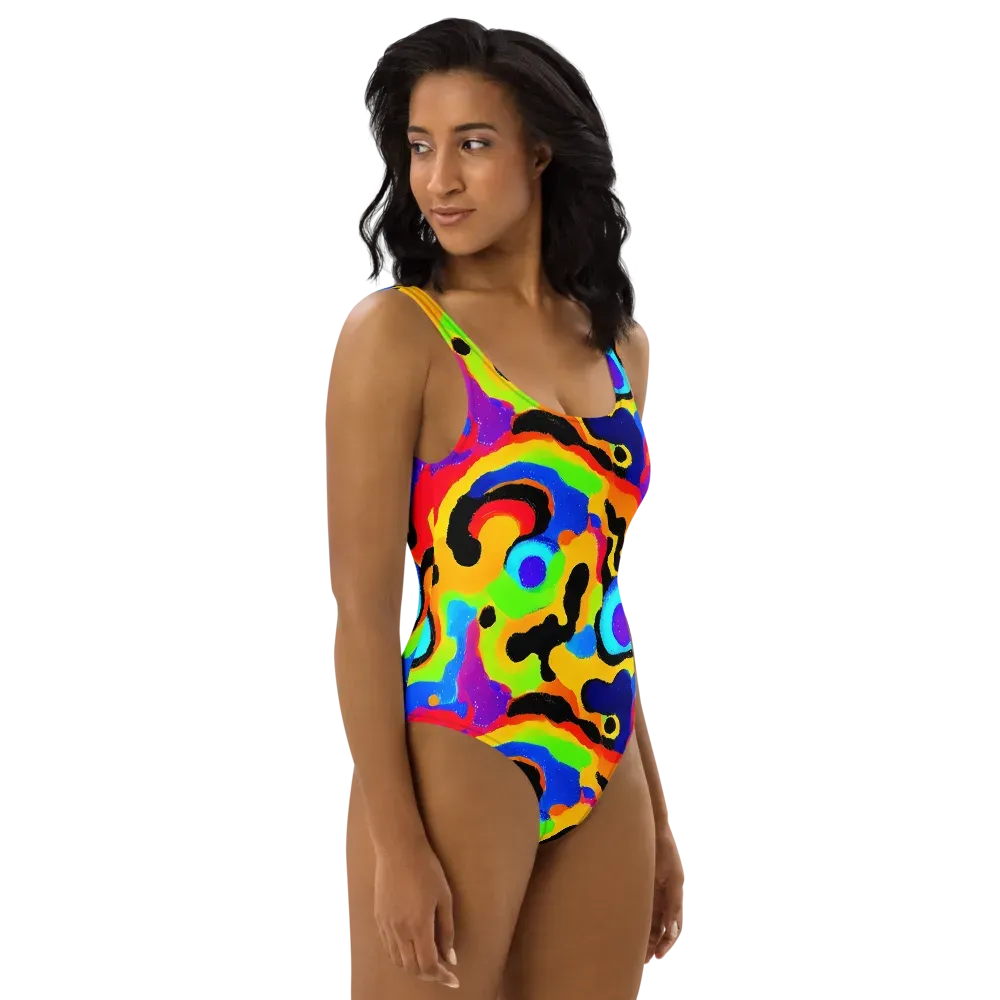 Acid Atelier on One-Piece Swimsuit — Right