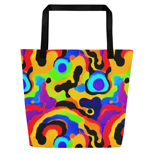 Acid Atelier on a Large Tote Bag W/ Pocket