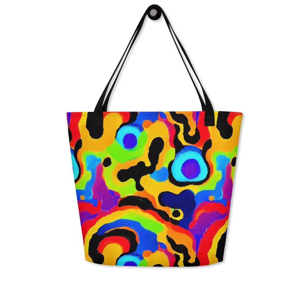 Acid Atelier on Large Tote Bag W/ Pocket — Front