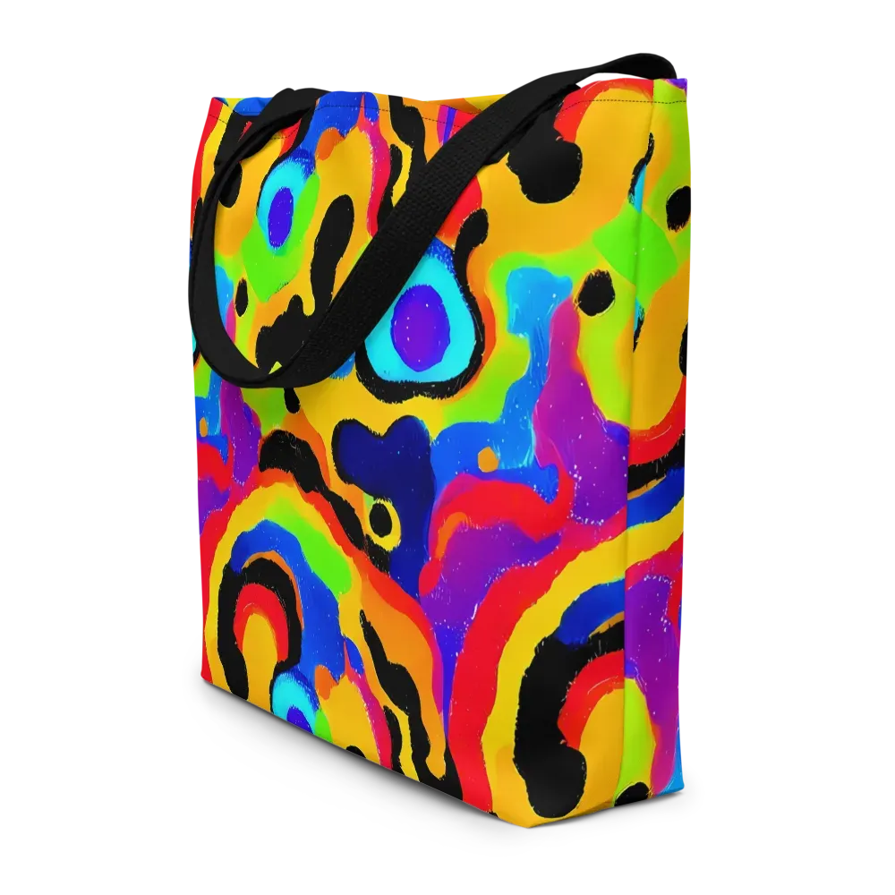Acid Atelier on Large Tote Bag W/ Pocket — Front